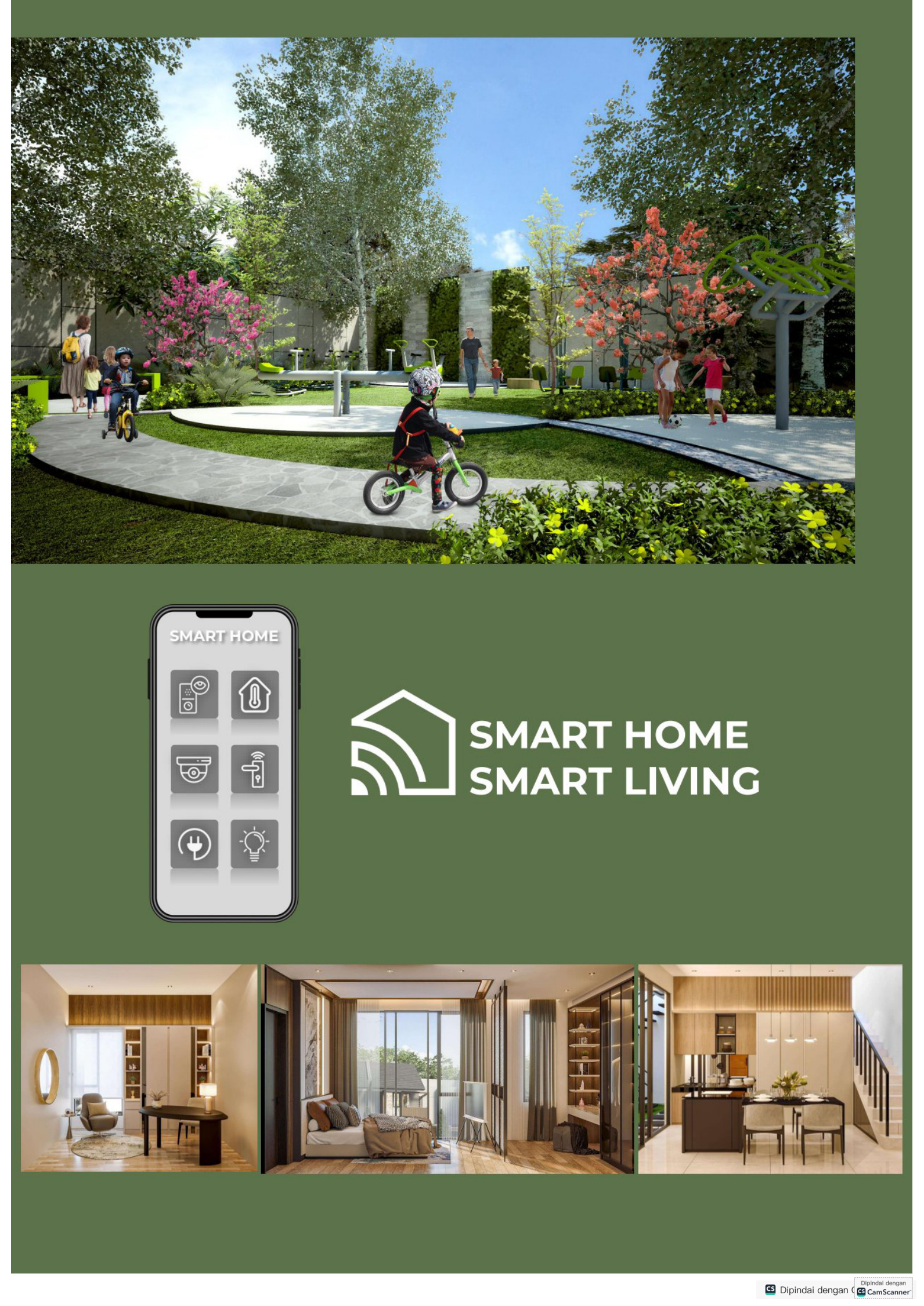 Smart Home dan fasilitas Blossomville
